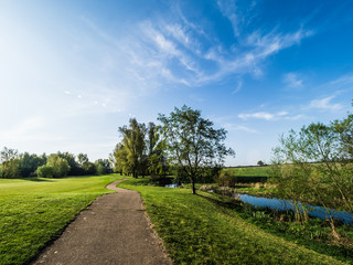 EMPTY GOLF COURSE NO PEOPLE 