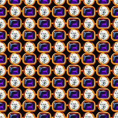 Vector Jewelry Seamless Pattern