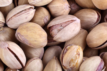 Pistachio nuts background