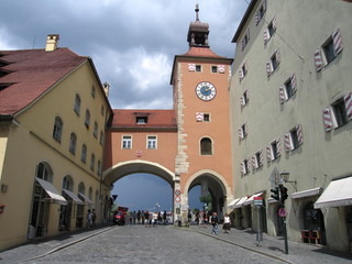 Stadttor bzw. Brückturm Regensburg