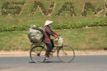 Cycliste vietnamien