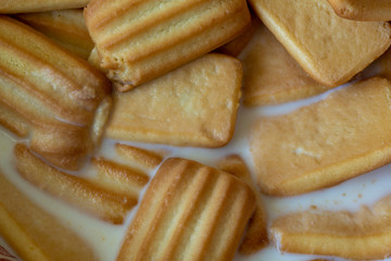 cookies on a white plate