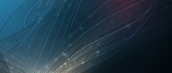 Technology data background, idea of global business solution