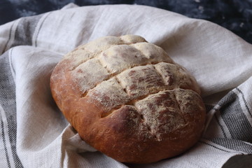Homemade bread, whole wheat bread