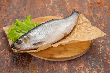 Salted herring fish