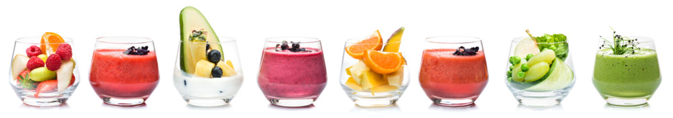 banana strawberry smoothie set