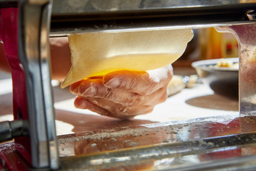 Préparation de raviole