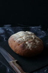 Homemade bread, whole wheat bread