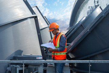worker in plant of  industry