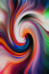 Obraz premium abstract colorful swirl