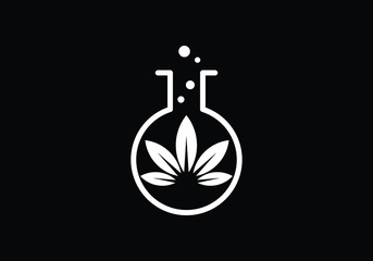 Lab logo template vector design, Lab logo science