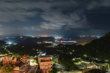 The Night view of Jiufen located in Ruifang.