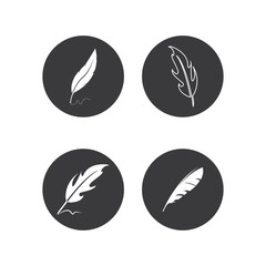 Fototapeta premium quill logo