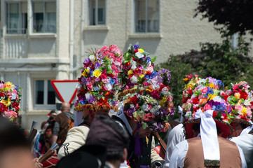 feast of the first Friday of May in jaca, huesca, aragon spain