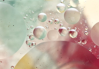 beautiful oil and water with color for background