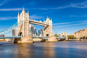 Tower Bridge in Londen, Verenigd Koninkrijk, Verenigd Koninkrijk.
