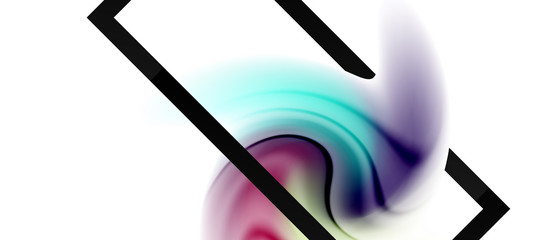 Abstract background, fluid mixing gradient liquid style colors composition. Vector Illustration For Wallpaper, Banner, Background, Card, Book Illustration, landing page