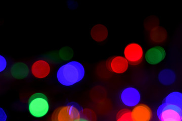 Unfocused party lights background