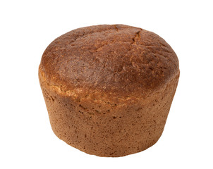 Home made bread isolated on white