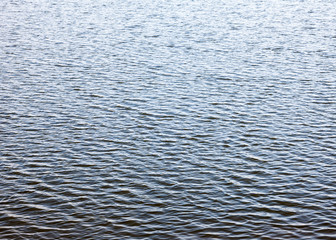 Water surface with ripples.