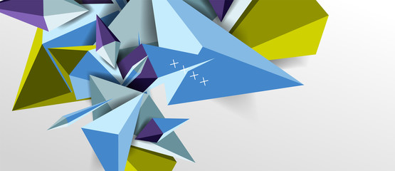 Trendy simple triangle abstract background, dynamic motion concept. Vector Illustration For Wallpaper, Banner, Background, Card, Book Illustration, landing page