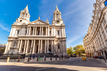 Fototapeta na wymiar Saint Paul's Cathedral, London, England, United Kingdom