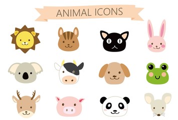 動物の顔アイコン