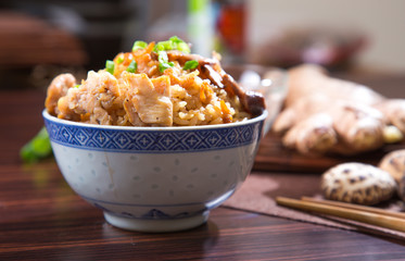 chinese steam rice