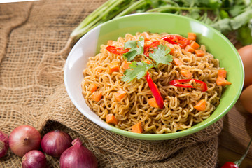 A Bowl of instant noodle