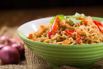 A Bowl of instant noodle