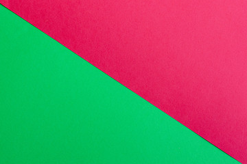Green and red color paper texture background.