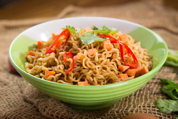 A Bowl of instant noodle