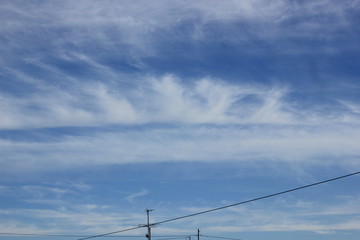 clouds of unusual shape, clouds in the sky, beautiful sky background