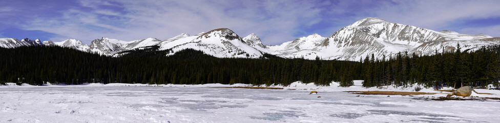 Fototapeta na wymiar Brainard Lake Panorama - Colorado