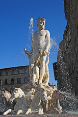Firenze, la fontana del Nettuno