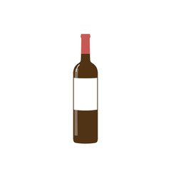 wine flat icon, vector illustration