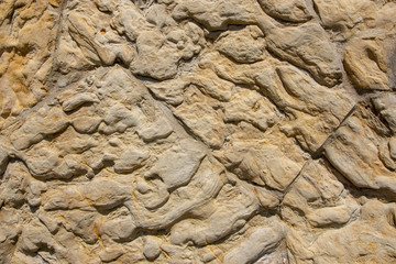 Wall of natural stone Wild stone