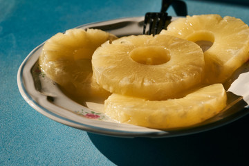 sweet pineapple ready to eat