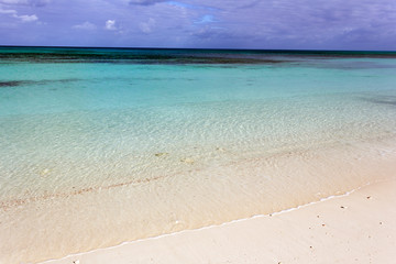 A beautiful sea from beach at Ouvea