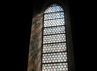stained glass window