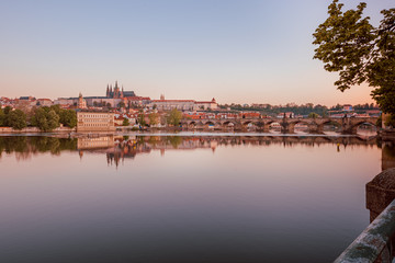 Obraz premium Empty Prague during the coronavirus