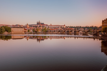 Empty Prague during the coronavirus