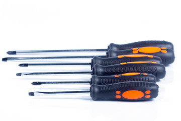 Yellow and black screwdriver