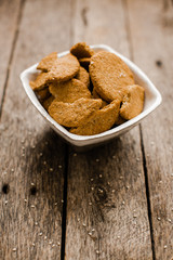 bowl of cookies