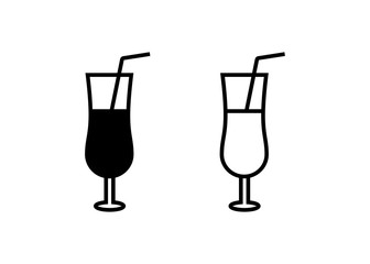 drink icons, Cocktail icon, drink sign and symbol vector design