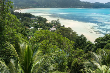 Fototapeta na wymiar Tropical Landscape Seychelles