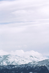 Montagne enneigée en Autriche