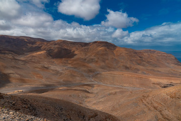 scenic view of Fuerteventura in Spain Canary islands