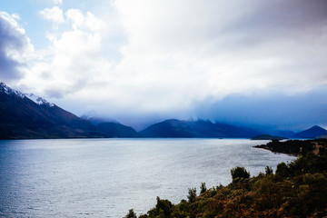 Lake Wakatipu near Glenorchy in New Zealand
