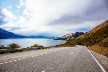Lake Wakatipu near Glenorchy in New Zealand